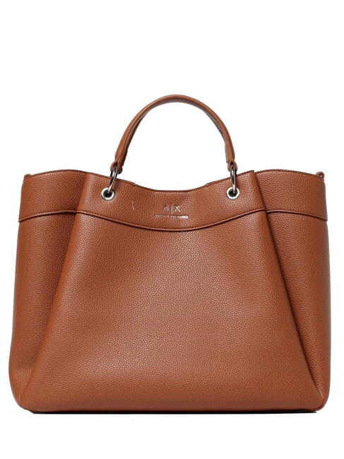 ARMANI EXCHANGE WAVE Geantă de mână cu curea de umăr whisky - Genți femei