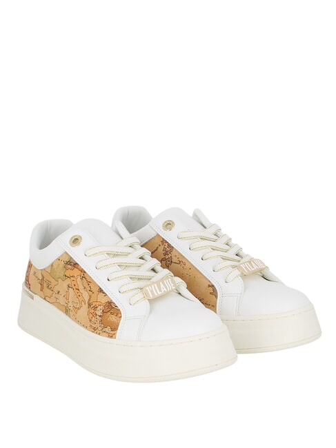 ALVIERO MARTINI PRIMA CLASSE GEO JUNIOR Adidași Alb / Geo Bej - Pantofi femei