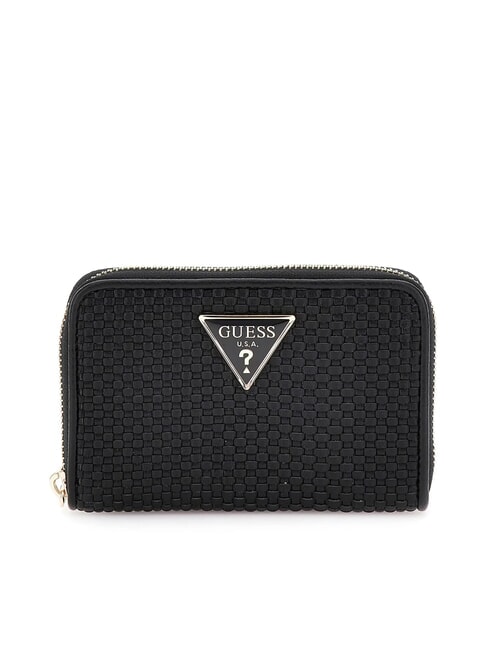 GUESS PHAEDRA Portofel mic cu fermoar BLACK - Portofele femei
