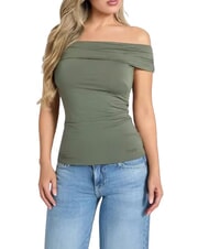 GUESS CHARLOTTE  tricou planta verde - tricou - 1