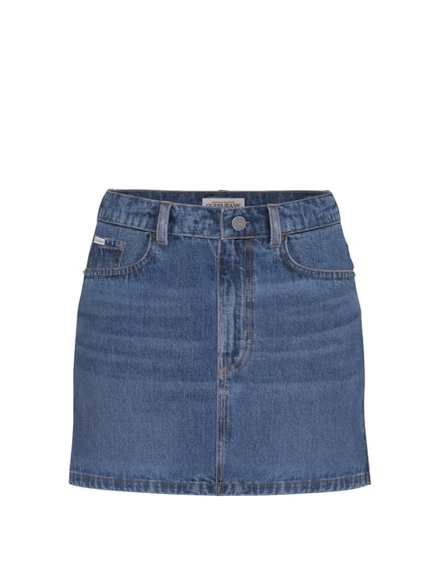 GUESS JEANS CLASSIC MINI SKIRT Fusta mini denim gj vintage medium wa - Fuste pentru femei