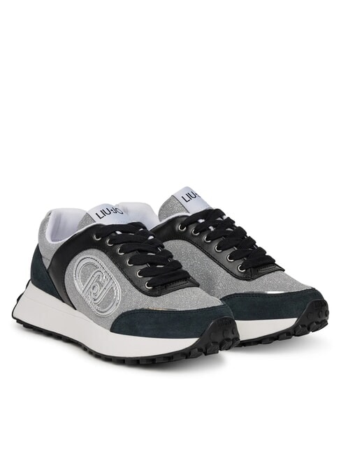 LIUJO LOLO 17 Adidași cu sclipici lurex negru - Pantofi femei