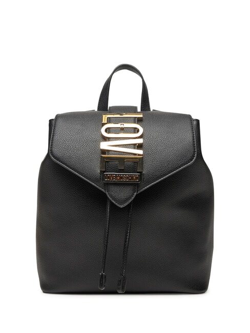 LOVE MOSCHINO VERTICAL LOGO Rucsac negru - Genți femei