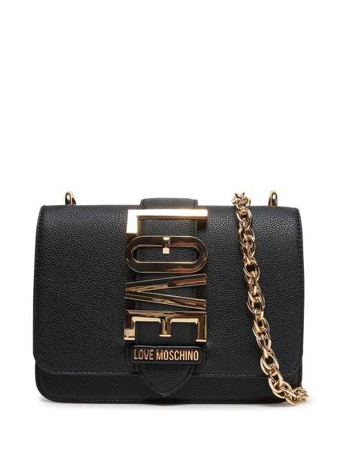 LOVE MOSCHINO VERTICAL LOGO Mini Geanta de umar negru - Genți femei