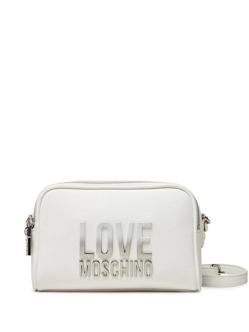 LOVE MOSCHINO BIG LETTERING Mini Geanta de umar alb - Genți femei