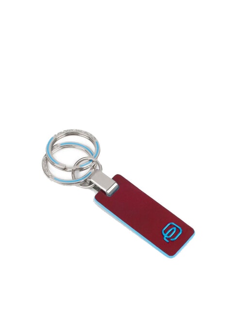 PIQUADRO BLUE SQUARE Breloc din piele RED - Portchei