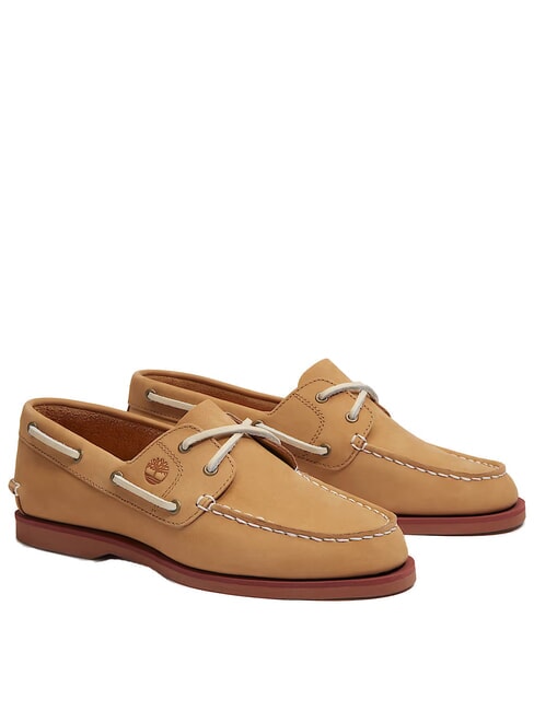 TIMBERLAND CLASSIC BOAT  Pantofi de barca din piele nubuc bej mediu - Pantofi femei