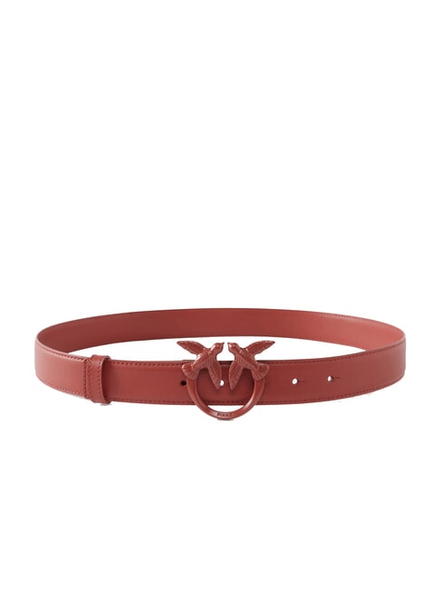 PINKO LOVE BERRY Cureaua cu catarama colorata culoare roșu-ocru-bloc - Curele