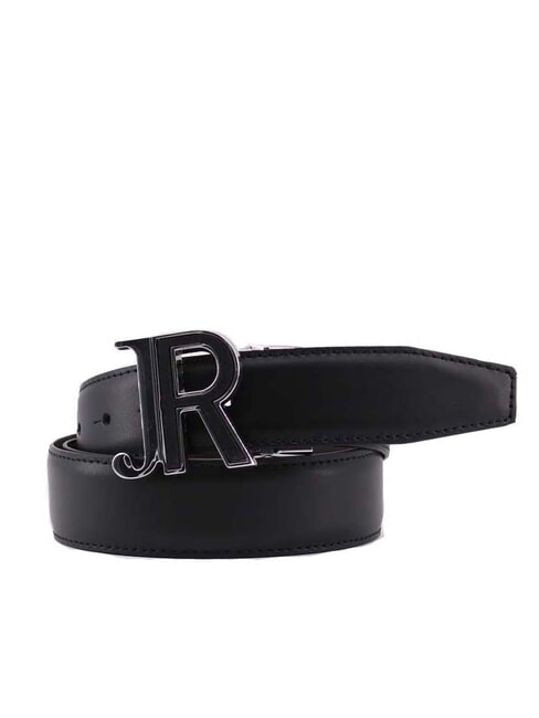 JOHN RICHMOND JR LOGO Curea dublu din piele negru/întunecat - Curele