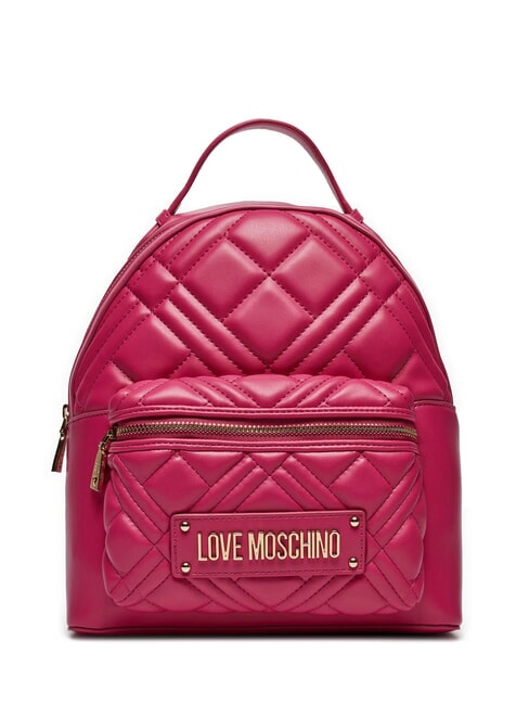LOVE MOSCHINO QUILTED  Rucsac de damă magenta - Genți femei