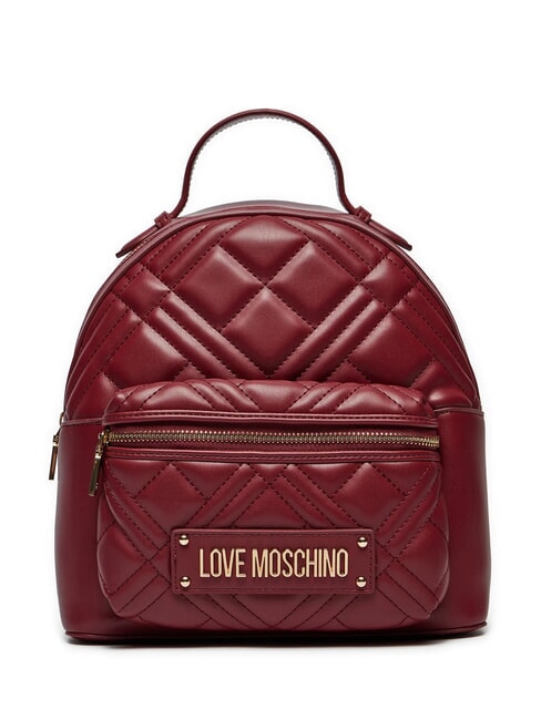LOVE MOSCHINO QUILTED  Rucsac de damă vin - Genți femei