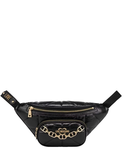 LOVE MOSCHINO GEOMETRIC QUILTED  Geanta de umar negru - Genți femei