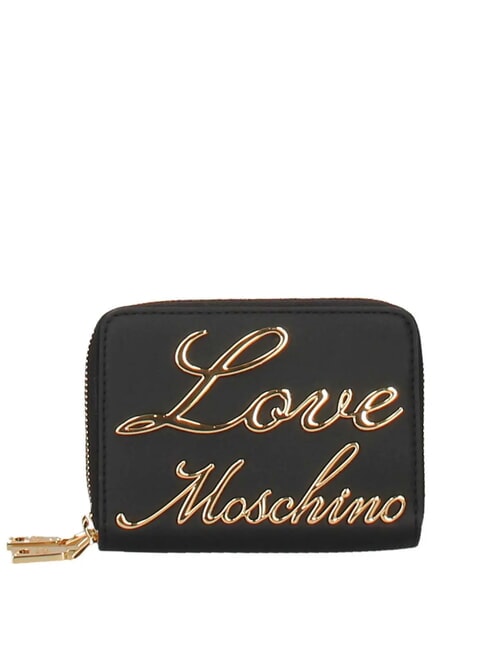 LOVE MOSCHINO LOVELY  Portofel cu fermoar negru - Portofele femei