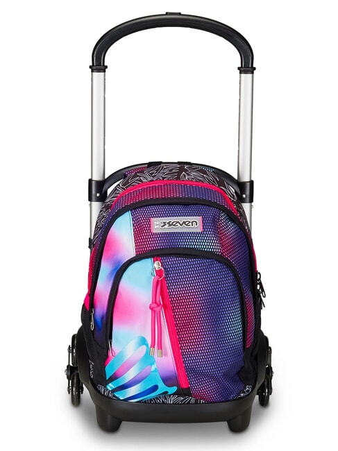 SEVEN FLEX SHADEFULL GIRL Rucsac troler detasabil, 3 roti violet - Rucsacuri cu role