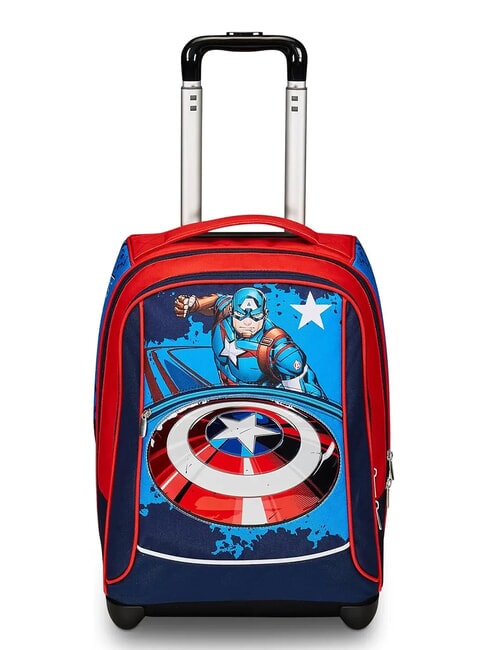 CAPTAIN AMERICA LEGENDARY AVENGER BIG Rucsac troler cu 2 roti Bluedeep - Rucsacuri cu role