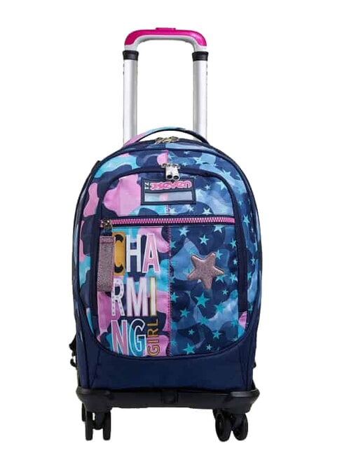 SEVEN JACK CHARMING GIRL Rucsac troler cu 4 roti verde de plajă - Rucsacuri cu role