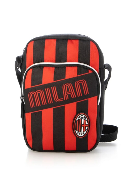 MILAN THE GREATEST PASSION Geanta imprimata negru - Genți de umăr bărbați