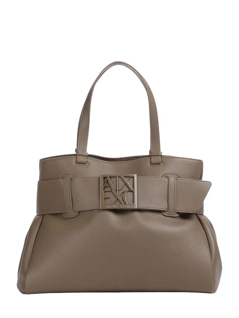 ARMANI EXCHANGE SUSIE SOFT Geanta de umar cu catarama taup închis - Genți femei