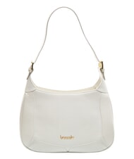 BRACCIALINI HELLEN Geanta de umar din piele alb - Genți femei - 1