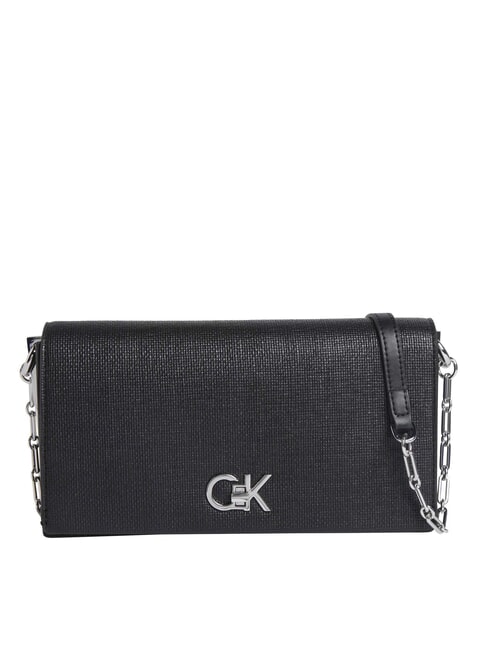 CALVIN KLEIN CK CHAIN Mini Geanta de umar ck negru - Genți femei