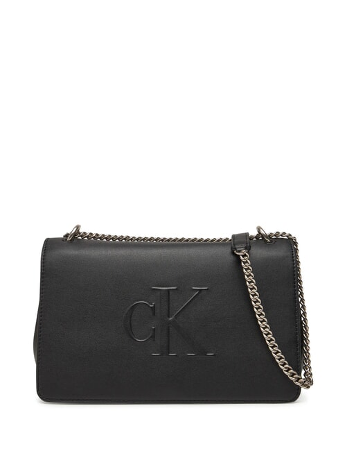 CALVIN KLEIN SCULPTED EW Geantă de umăr / geantă crossbody pe negru - Genți femei