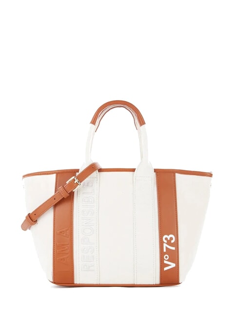 V73 RESPONSIBILITY SUMME Geanta de cumparaturi cu curea de umar natural/piele - Genți femei