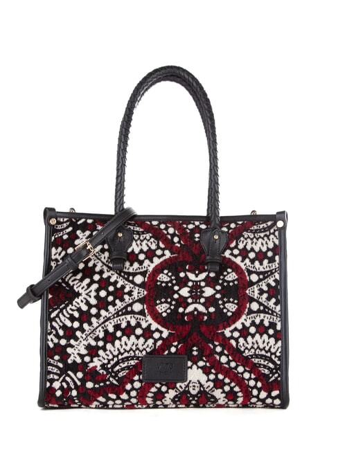 V73 AMELIA Geanta de cumparaturi din material jacquard rubin/multi - Genți femei