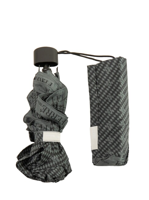 FERRÈ MINI Umbrela manuala rezistenta la vant cravată gri 03 - Umbrele