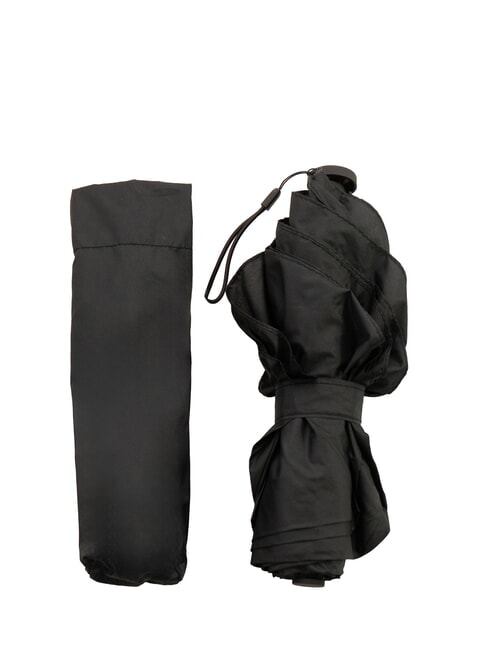 FERRÈ MINI Umbrelă pliabilă ultrauşoară negru unic - Umbrele