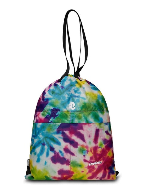 INVICTA SAKKY BAG Ghiozdan tie colorant curcubeu - Rucsacuri pentru școală și timp liber