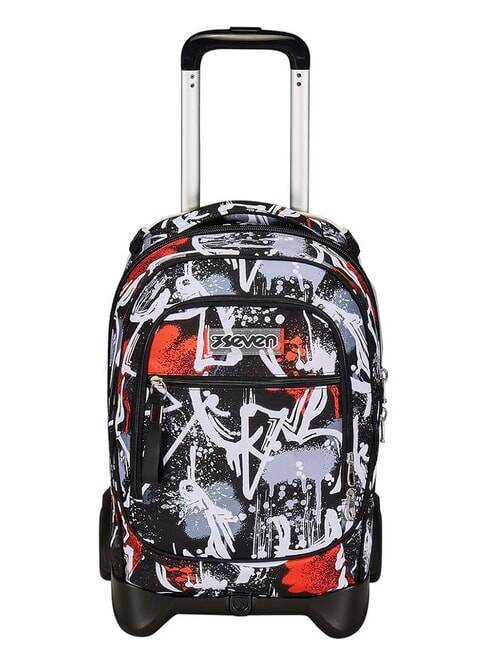 SEVEN NEW TECH SPRAY ME BOY Rucsac troler detasabil, 2 roti FIERY RED - Rucsacuri cu role