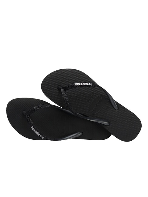 HAVAIANAS SLIM GLITTER II Papuci flip-flop negru negru - Pantofi femei