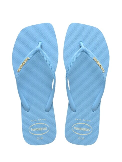 HAVAIANAS SQUARE LOGO Papuci flip-flop albastru lavandă - Pantofi femei