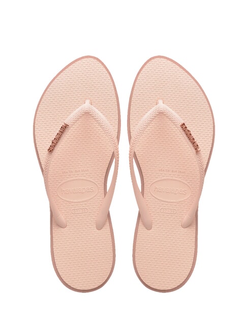 HAVAIANAS SLIM POINT Papuci flip-flop CROCUS / ROSE - Pantofi femei