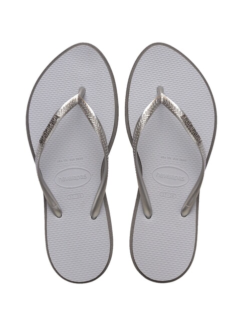 HAVAIANAS SLIM POINT Papuci flip-flop oțel / gri - Pantofi femei