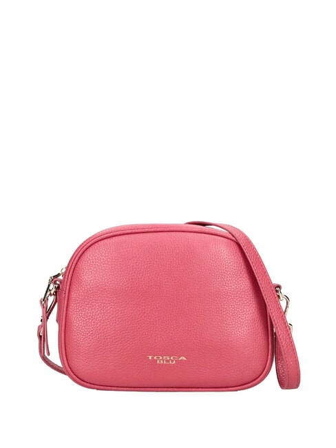 TOSCA BLU MOONY BAGS Geantă mică de umăr din piele CORAL - Genți femei