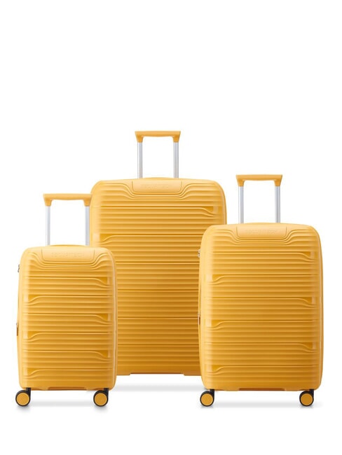 DELSEY SECURITECH DUNE Set 3 carucioare: cabina, mediu, mare, exp galben - Set trolere