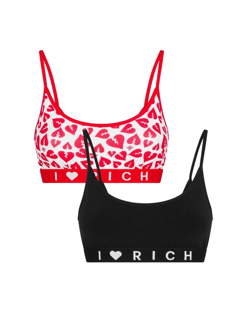 JOHN RICHMOND MARTIN 2 sutiene bandeau wht/negru - Lenjerie de corp pentru femei
