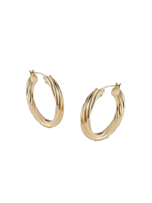 GUESS HOOPS I DID IT AGAIN Cercei Torchon aur galben - Cercei