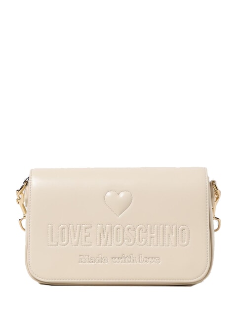 LOVE MOSCHINO MADE WITH LOVE Geanta de umar fildeş - Genți femei