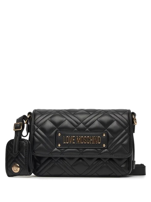 LOVE MOSCHINO QUILTED S Mini Geanta de umar negru - Genți femei