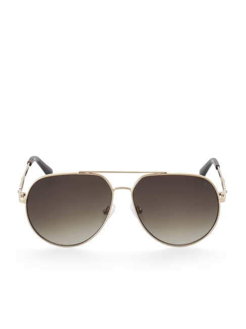 GUESS ROUND Ochelari de soare auriu/degradat maro - Ochelari de femeie
