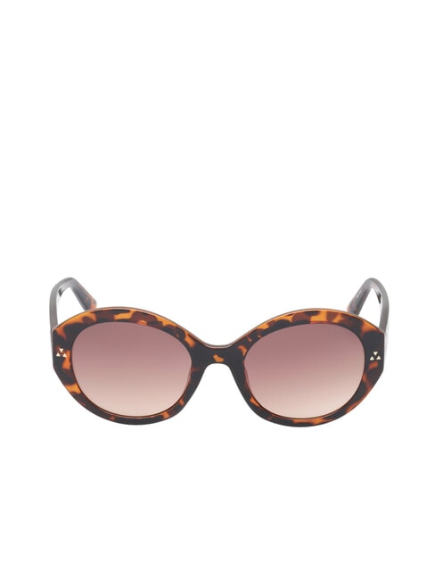 GUESS ROUND Ochelari de soare darkhavana/gradientbrown - Ochelari de femeie