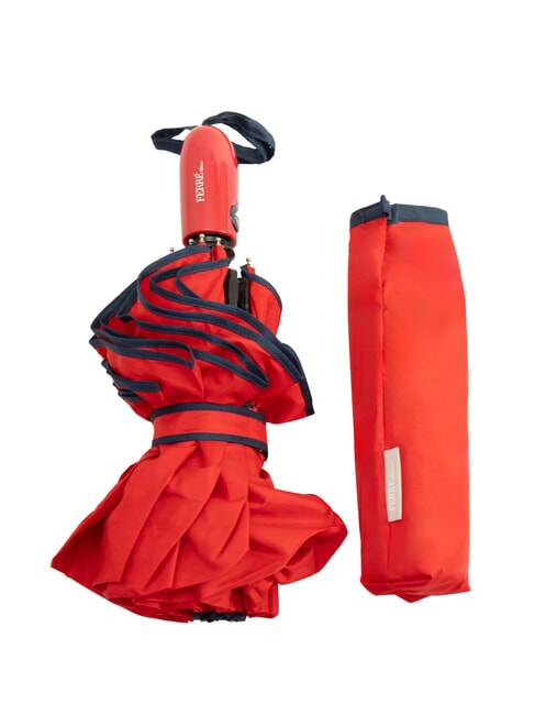 FERRÈ MINI Umbrelă de deschidere/închidere automată roșu/negru - Umbrele