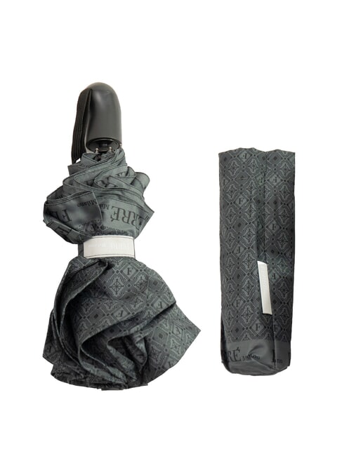 FERRÈ MINI Umbrelă pliabilă rezistentă la vânt cravată gri 01 - Umbrele