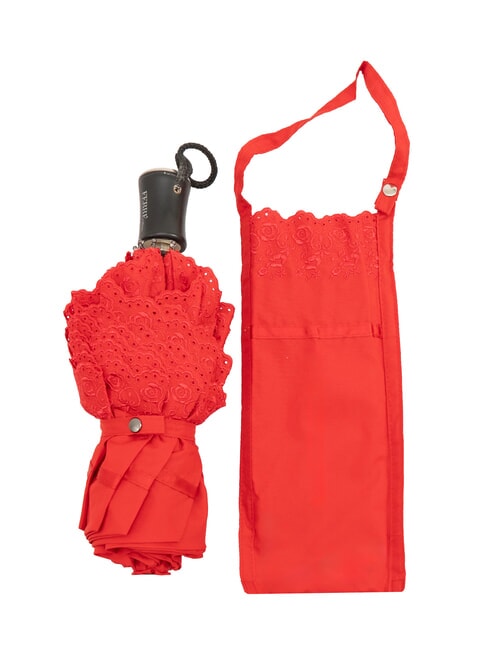 FERRÈ MINI Umbrelă pliabilă cu deschidere automată roșu05 - Umbrele