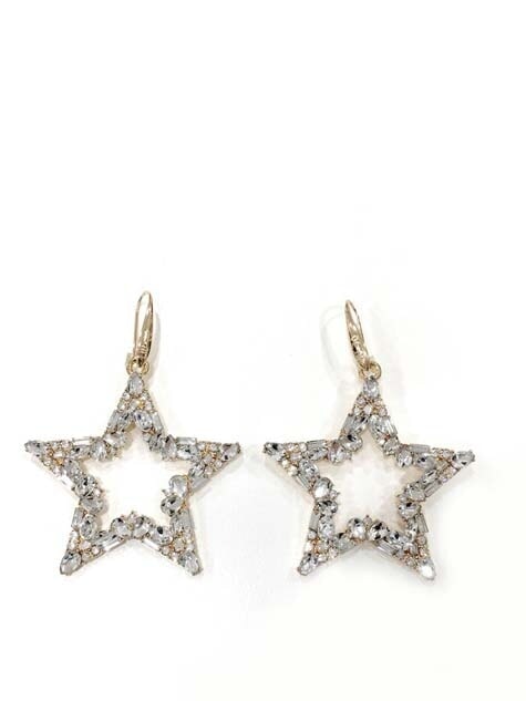 LIUJO STARS Cercei cu cristale argint - Cercei