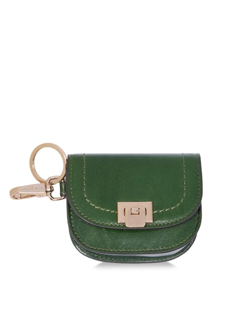 THE BRIDGE FEDERICA Poșetă din piele cu breloc engleză verde abb. aur - Portofele femei