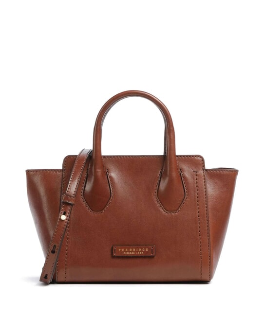 THE BRIDGE FIONA Geantă tote din piele cu curea de umăr BROWN - Genți femei