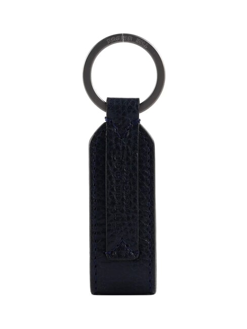 THE BRIDGE DUCCIO Breloc cu breloc din piele albastru / ruten - Portchei